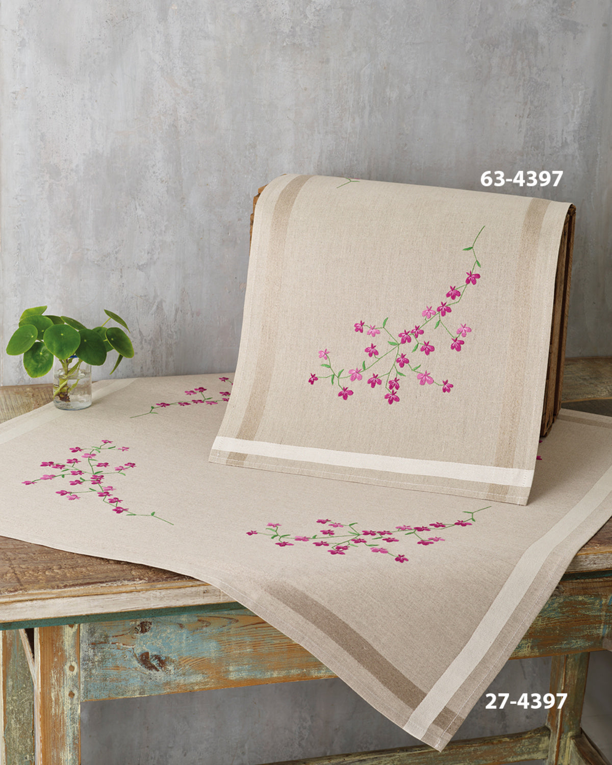 63-4397 Purple Lobelia 40x80cm