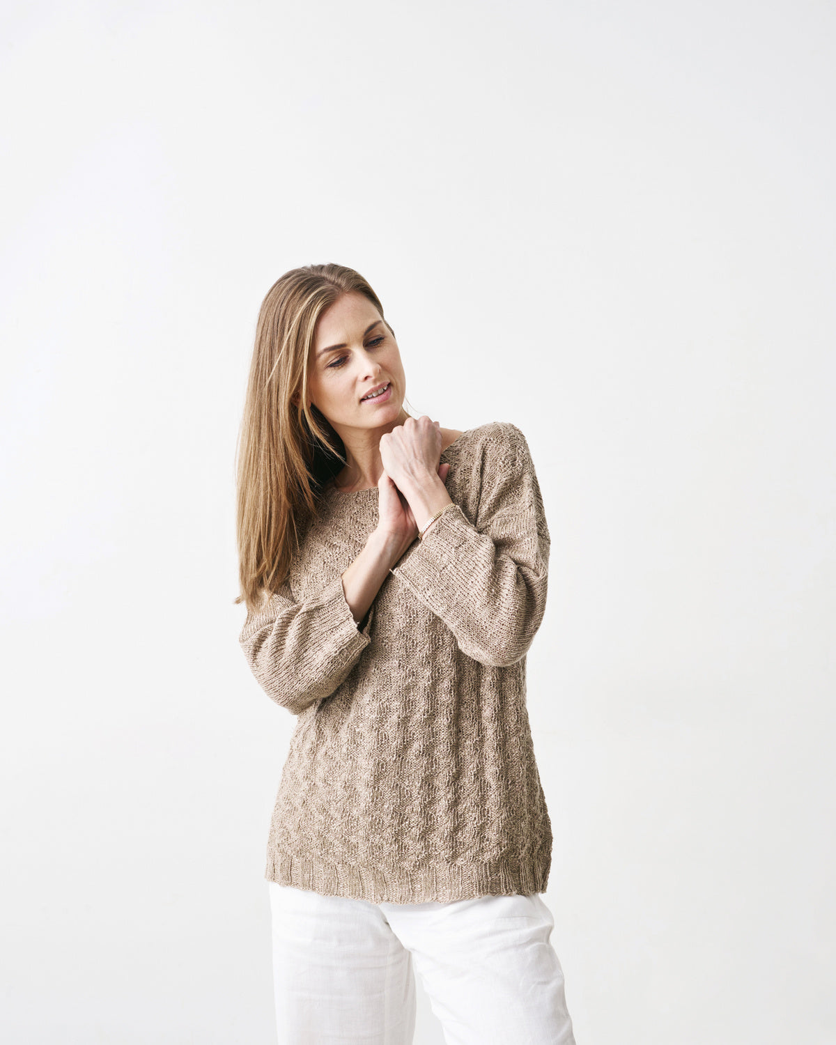 898065 Loose jumper med sicksack