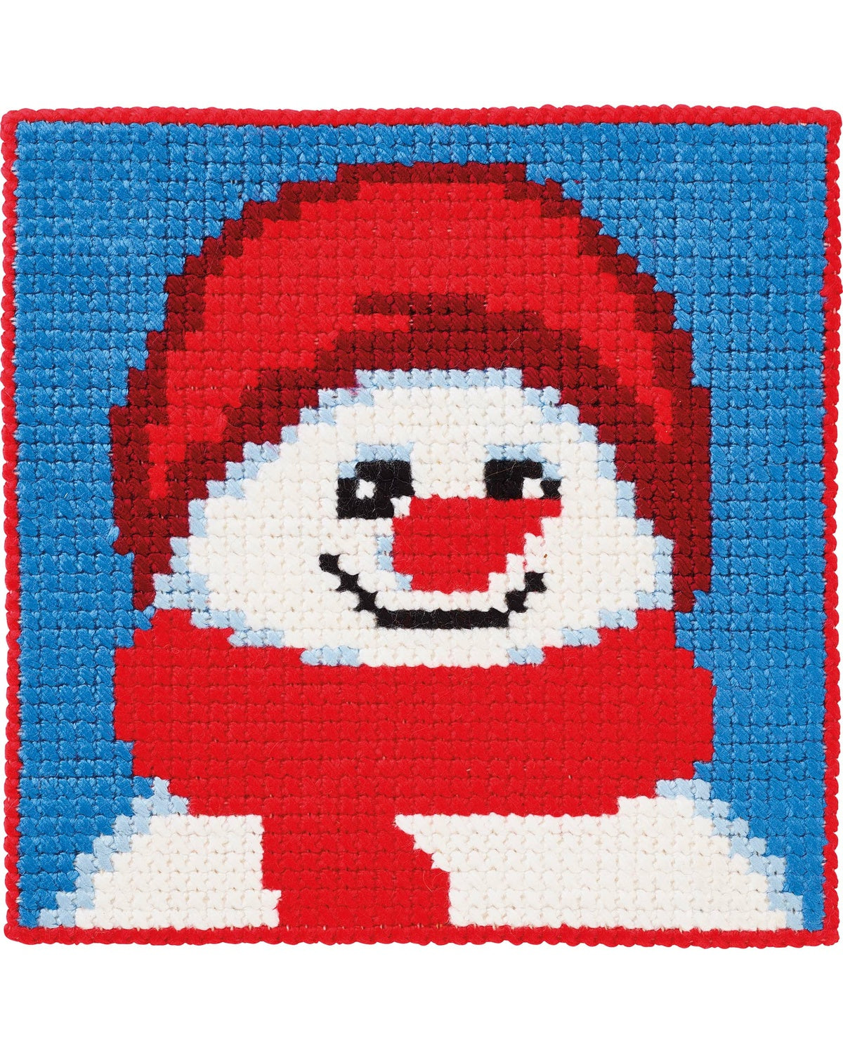 9390 Børnestramaj stor snemand 25x25cm