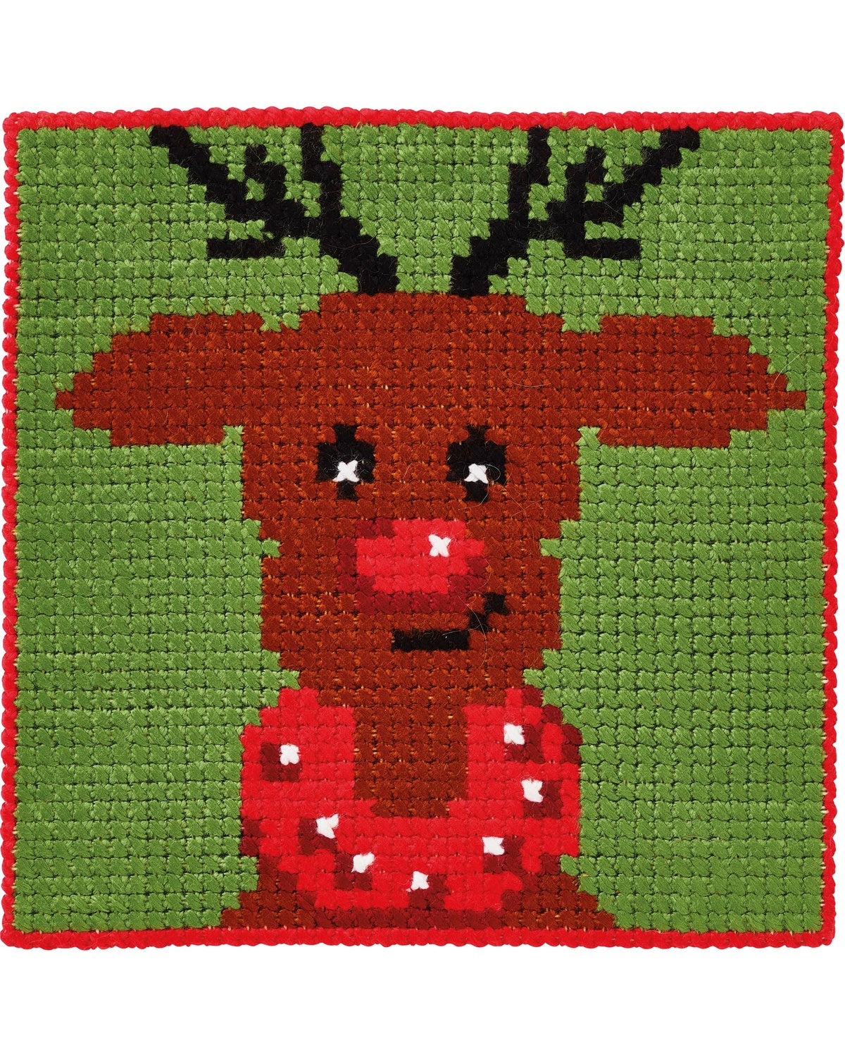 9391 Børnestramaj Rudolf 25x25cm