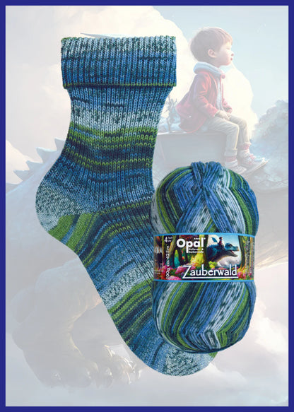 Opalgarn mönstrat