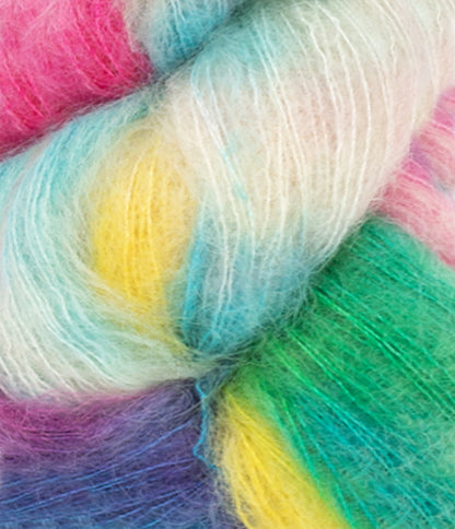 Tynn silk mohair print