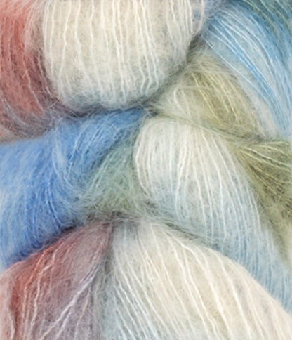 Tynn silk mohair print
