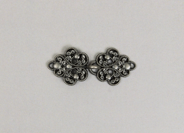 Koftspänne antik silver 50 mm