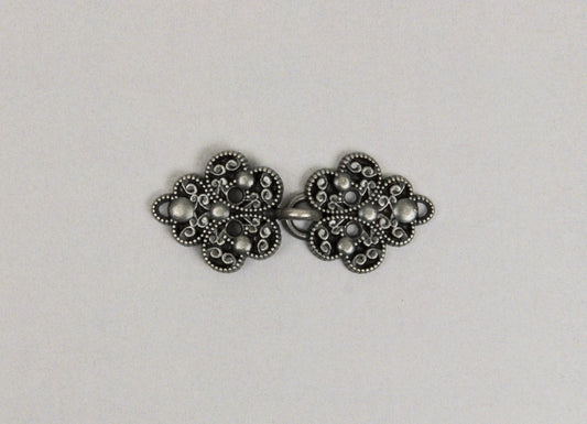 Koftspänne antik silver 50 mm