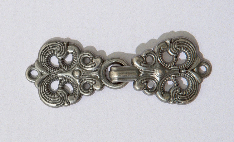Koftspänne antik silver 60 mm