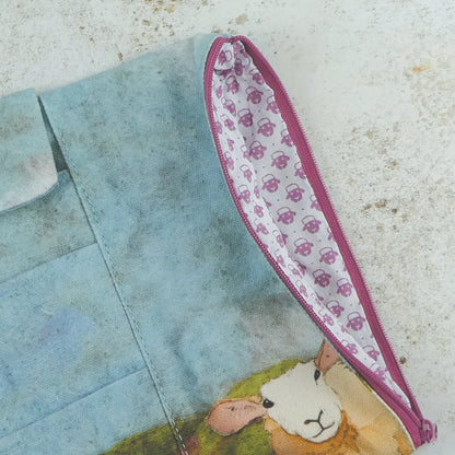 Felted Sheep Circular Needle Holder