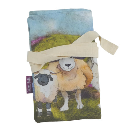 Felted Sheep Circular Needle Holder
