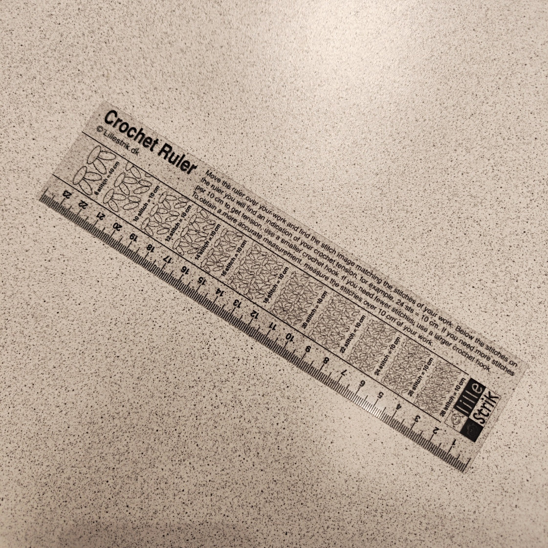 Crochet ruler