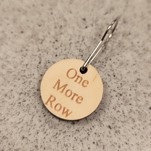 Stitch markers 2cm "One more row"