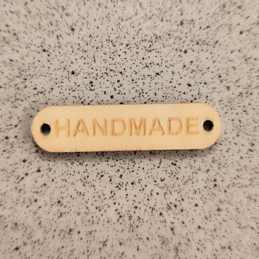 Wooden tags Handmade Rounded
