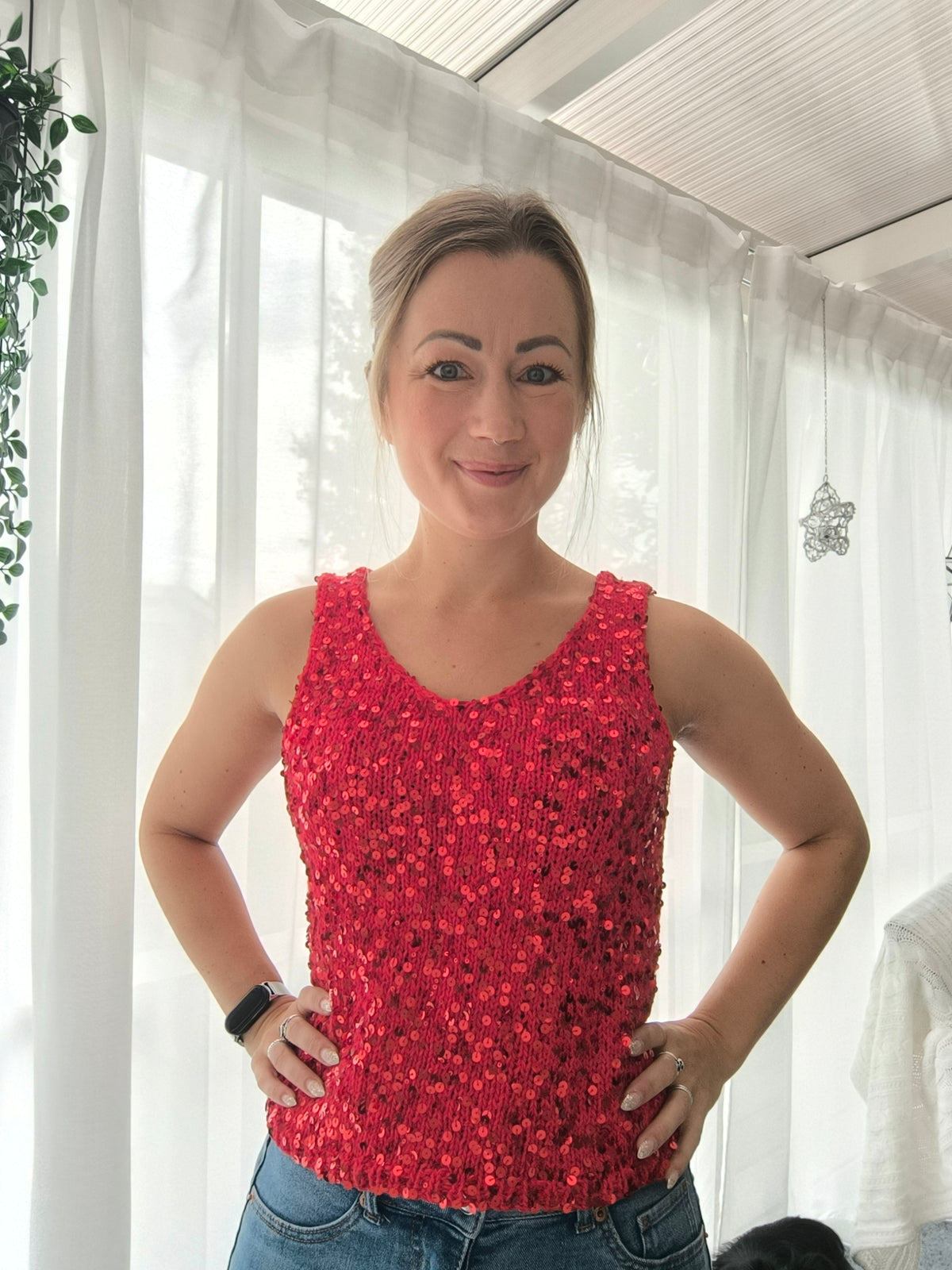 Mönster Bling bling top