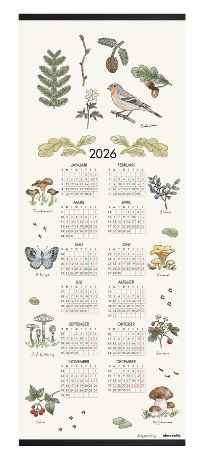Tygkalender 2026