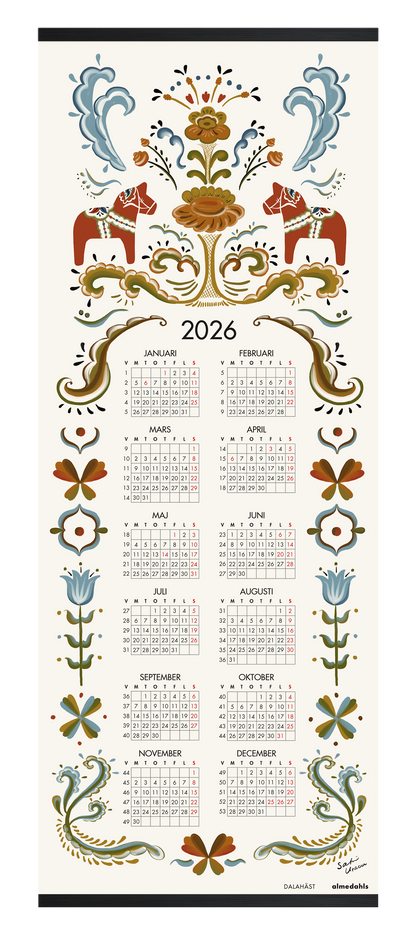 Tygkalender 2026